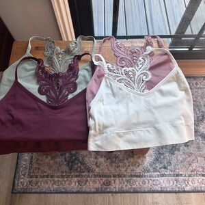 Maurices Ribbed Bralettes (4) SZ Large